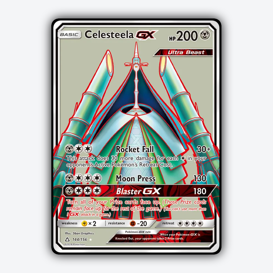 Celesteela-GX 144/156 - Ultra Prism Set - Card Rug