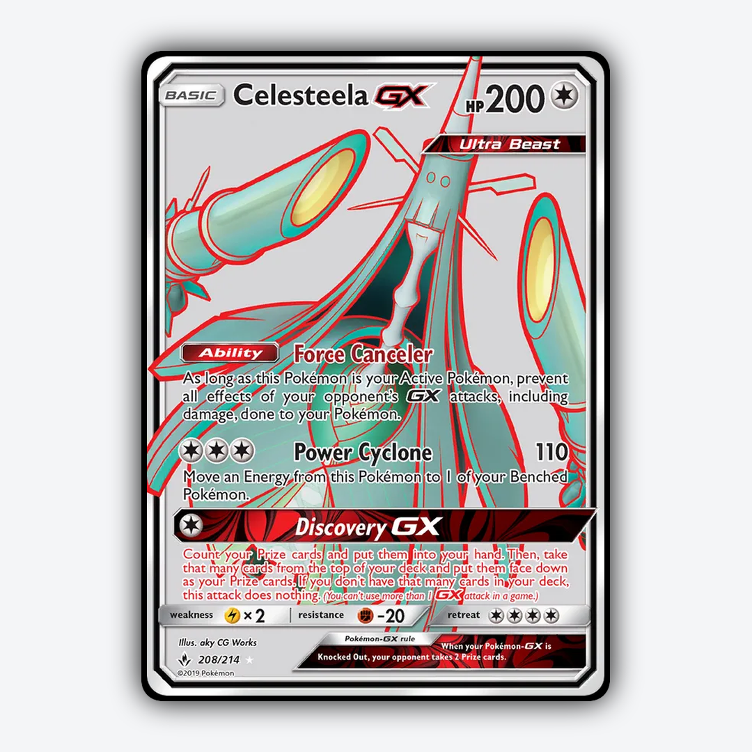 Celesteela-GX 208/214 - Unbroken Bonds Set - Card Rug