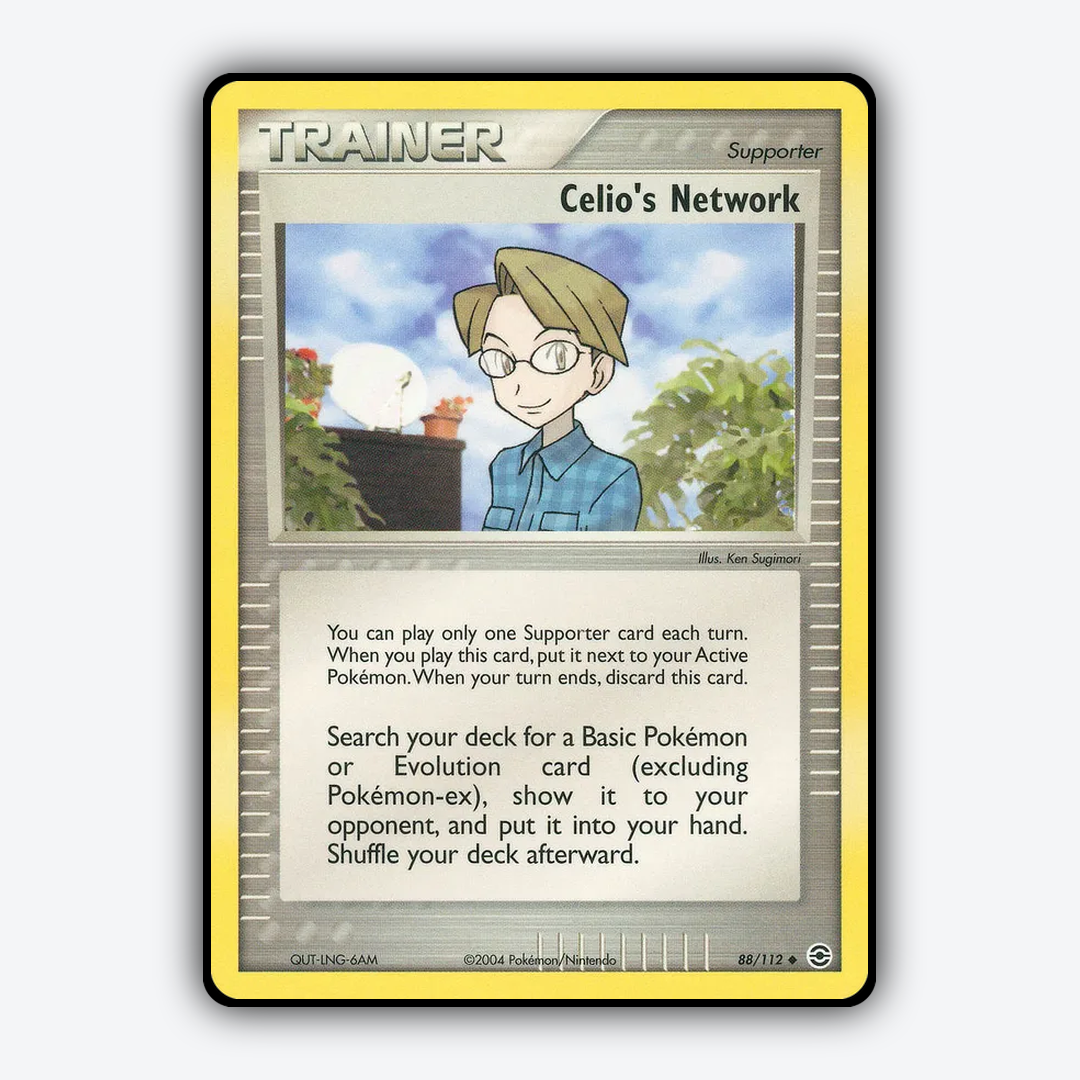 Celio's Network 088/112 - FireRed & LeafGreen Set - Card Rug