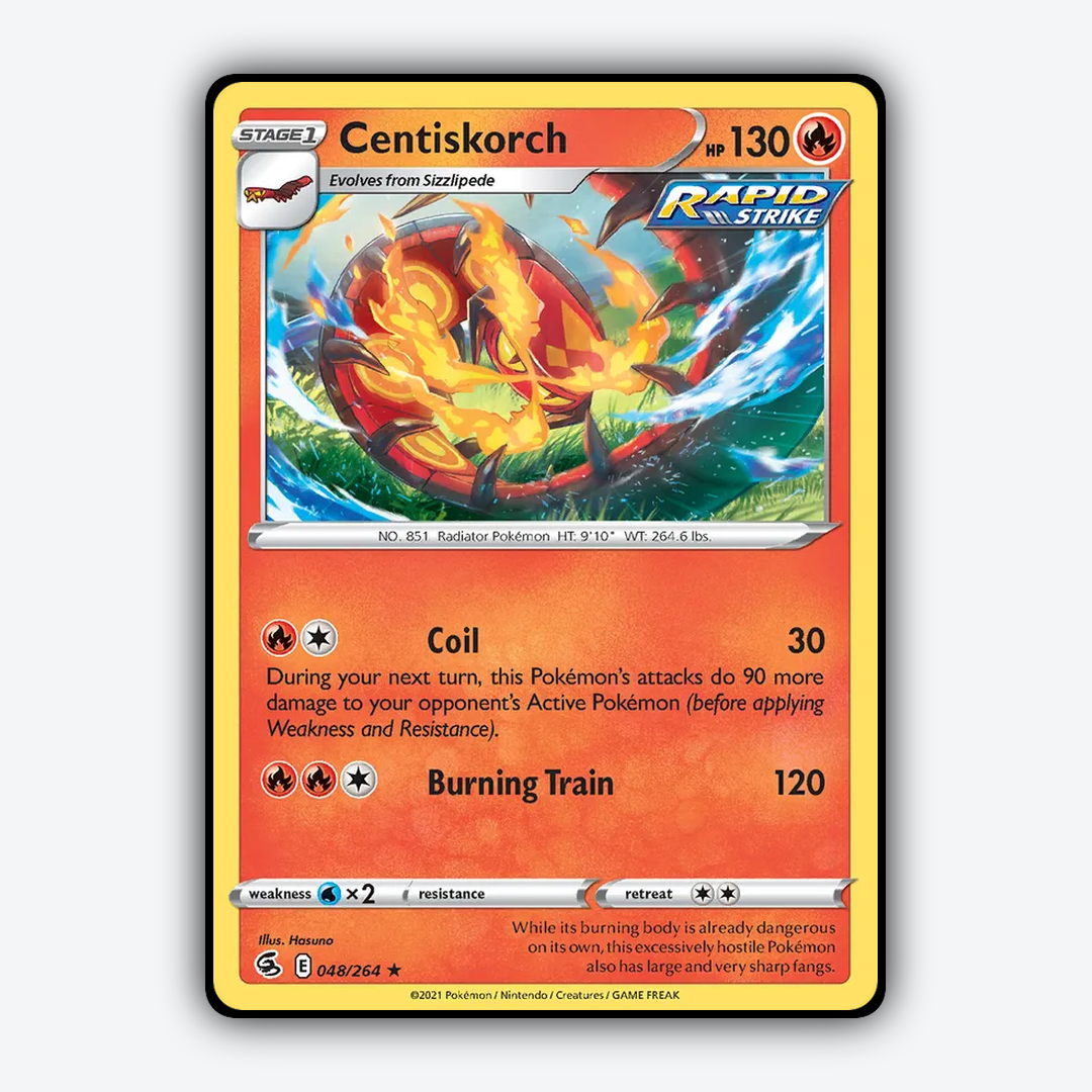 Centiskorch 048/264 - Fusion Strike Set - Card Rug
