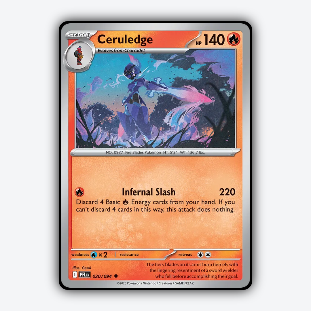Ceruledge 020/094 - Phantasmal Flames Set - Card Rug