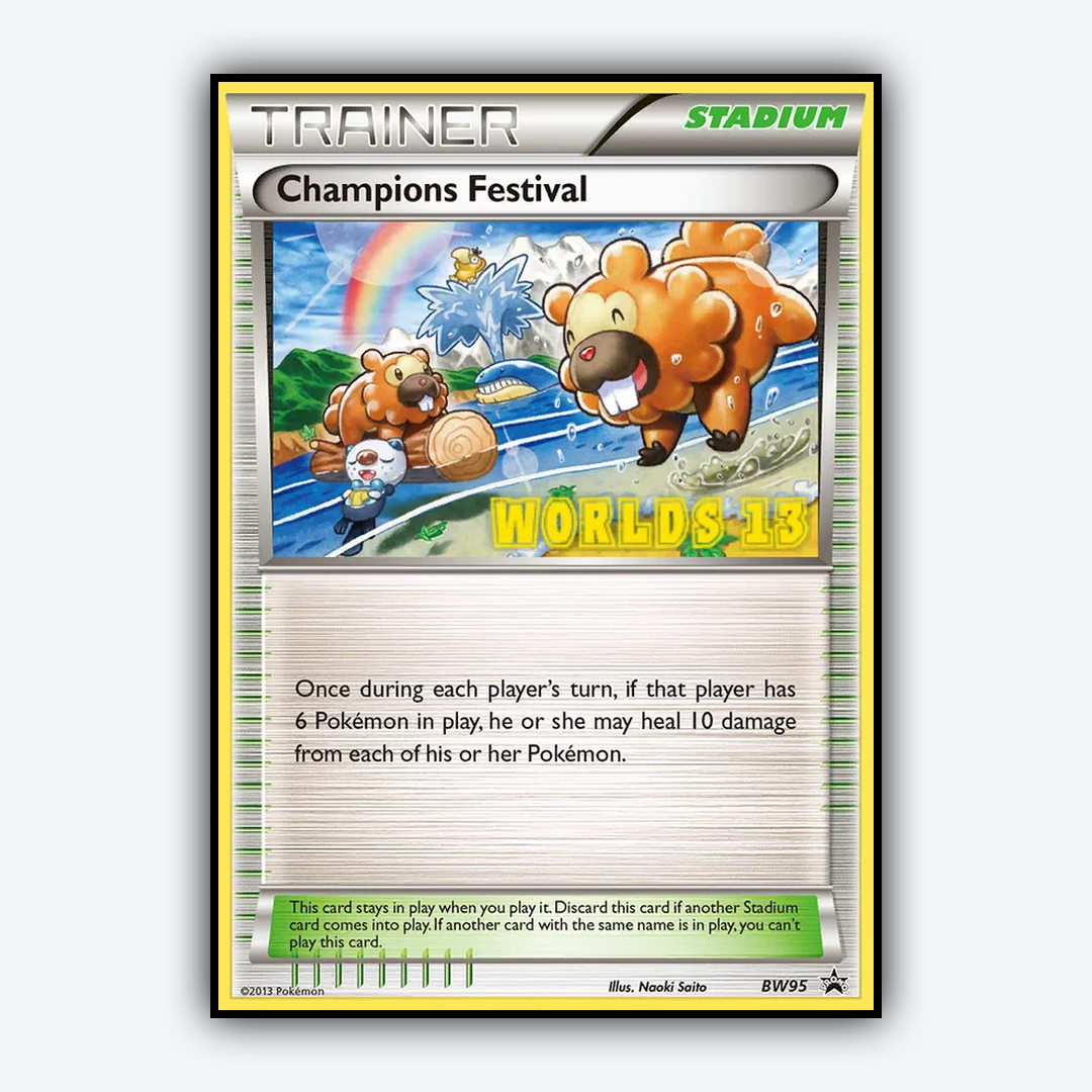 Champions Festival #95 - BW Black Star Promos Set - Card Rug