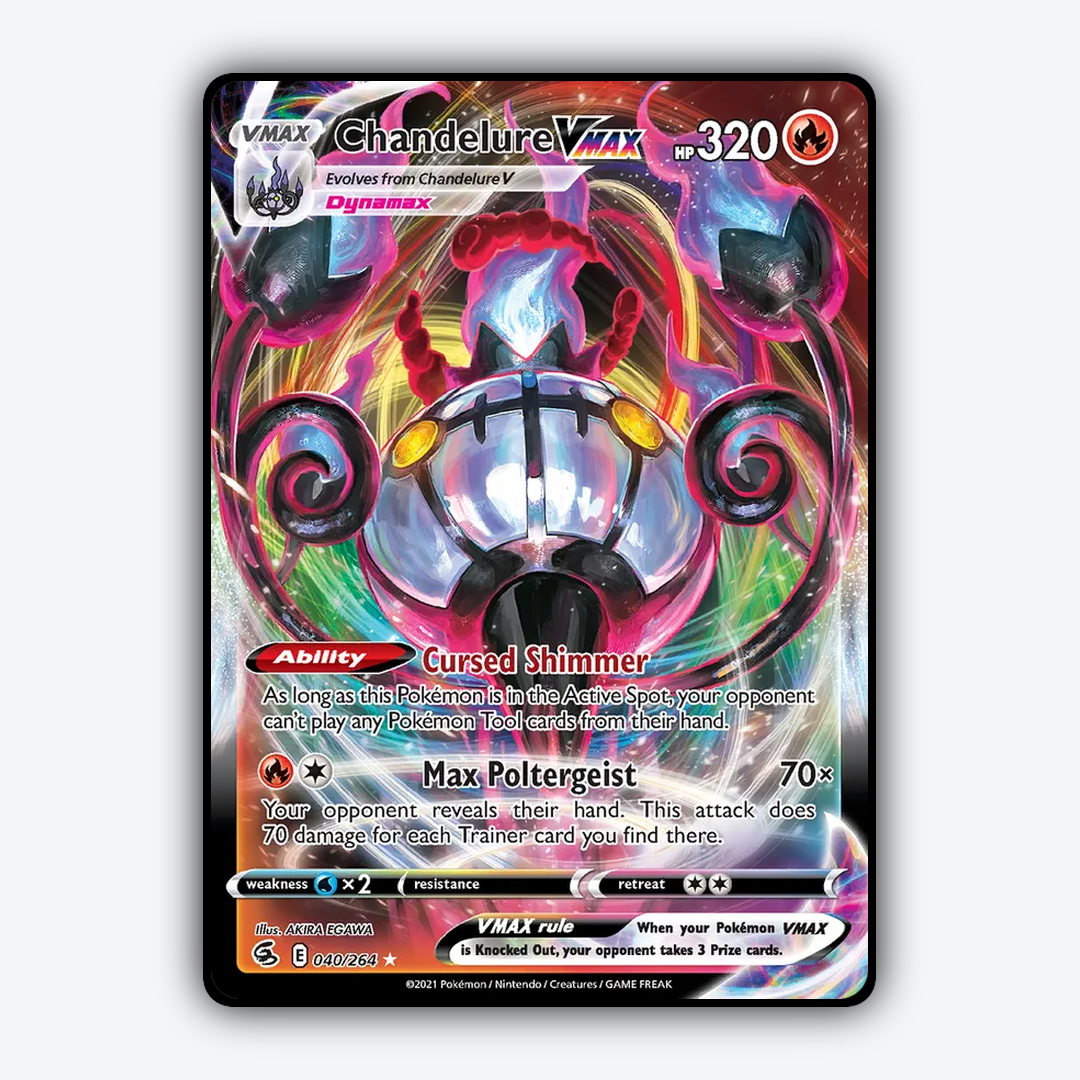 Chandelure VMAX 040/264 - Fusion Strike Set - Card Rug