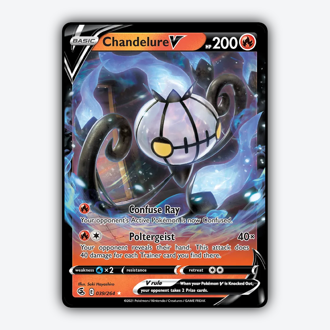 Chandelure V 039/264 - Fusion Strike Set - Card Rug