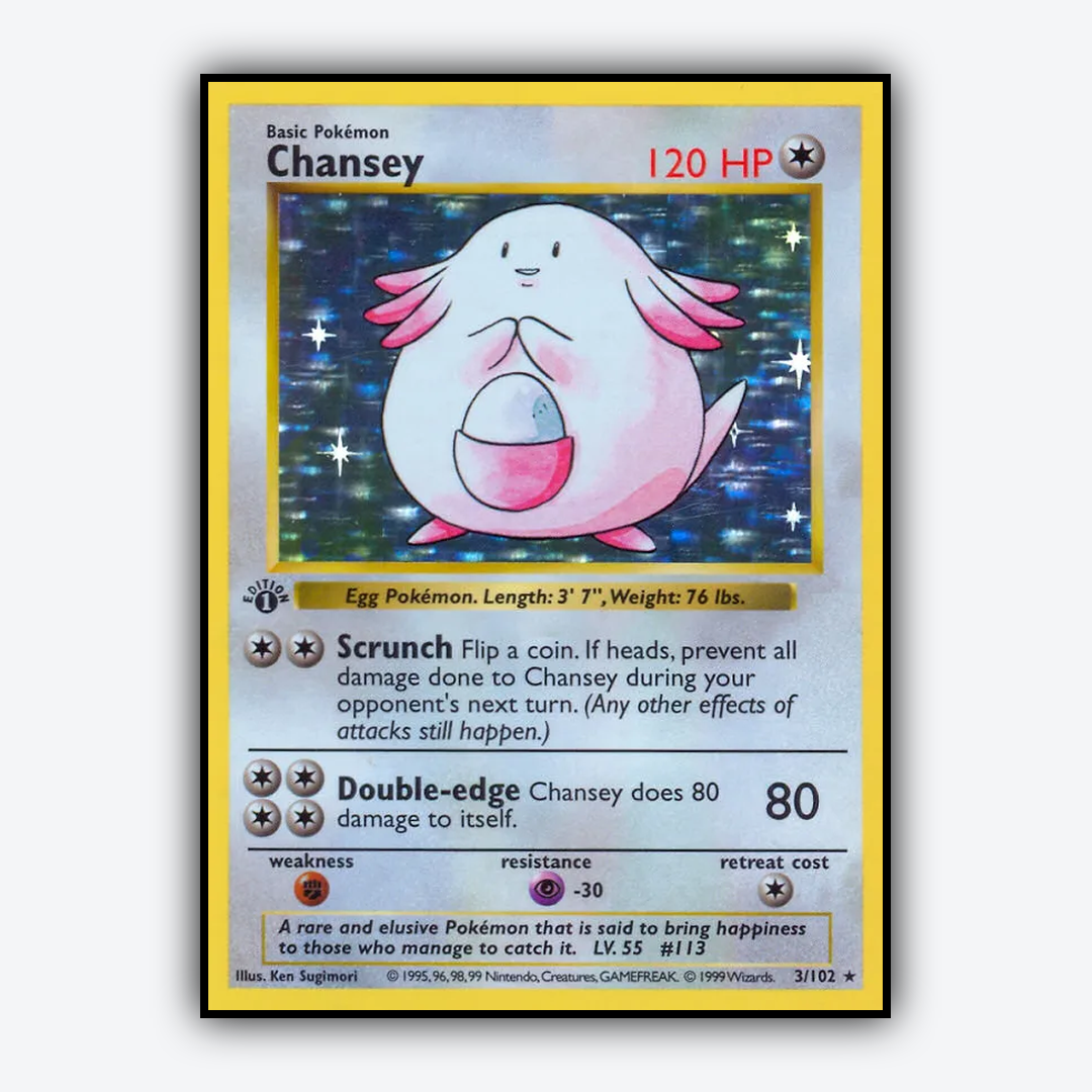 Chansey #3 - Base Set - Card Rug