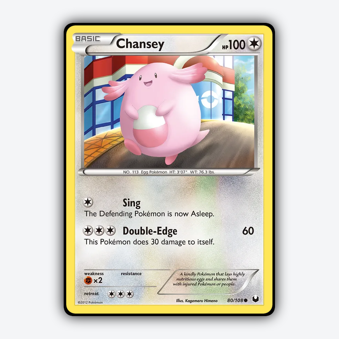 Chansey 080/108 - Dark Explorers Set - Card Rug