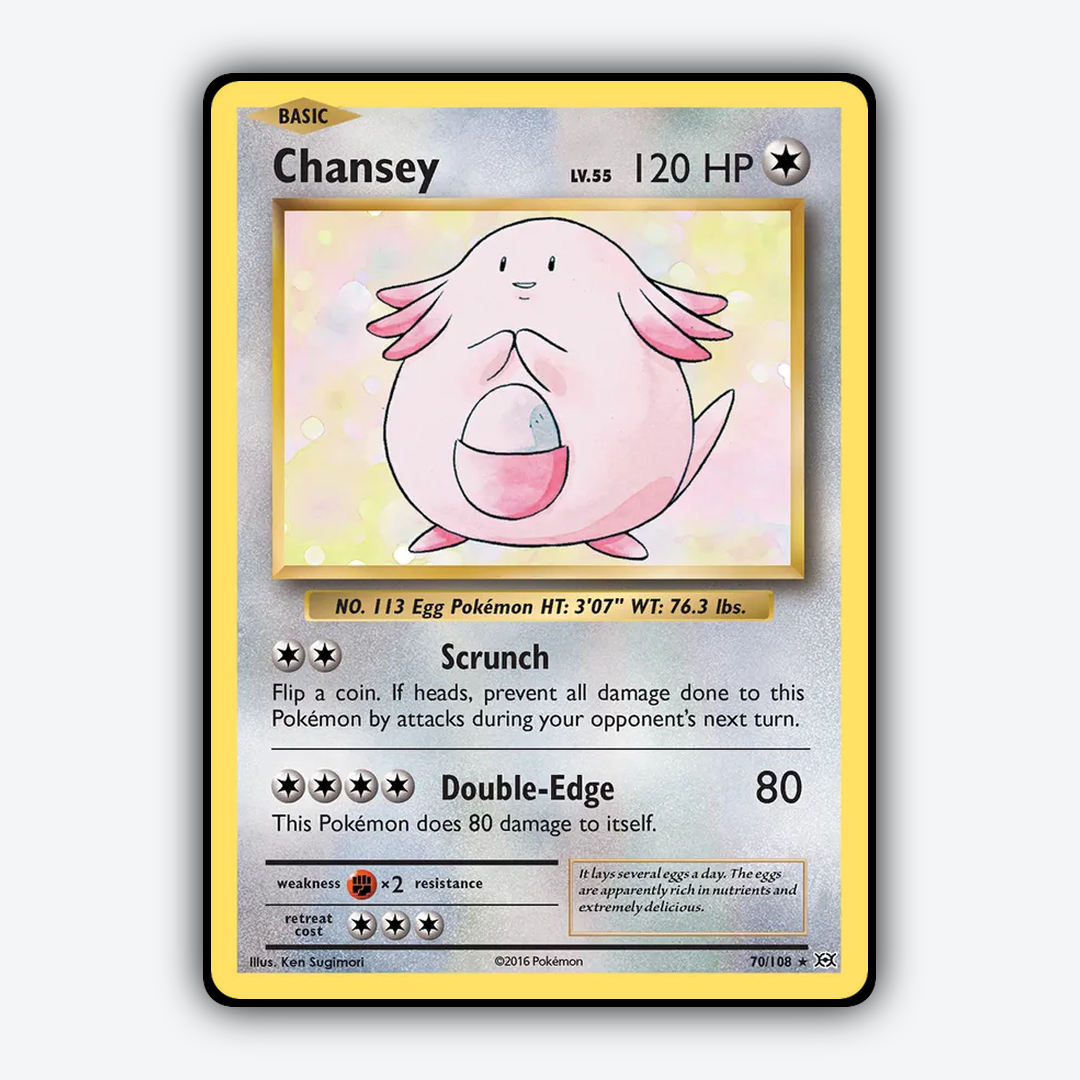 Chansey #70 - Evolutions Set - Card Rug