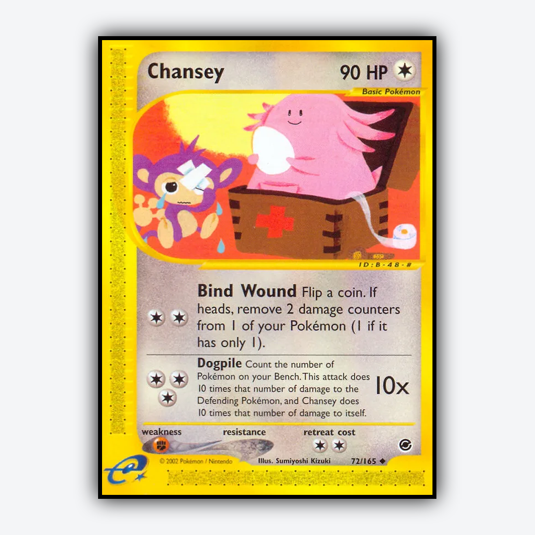 Chansey 072/165 - Expedition Base Set - Card Rug