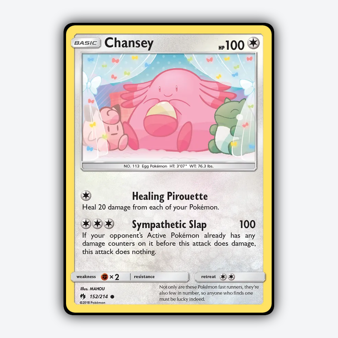 Chansey 152/214 - Lost Thunder Set - Card Rug