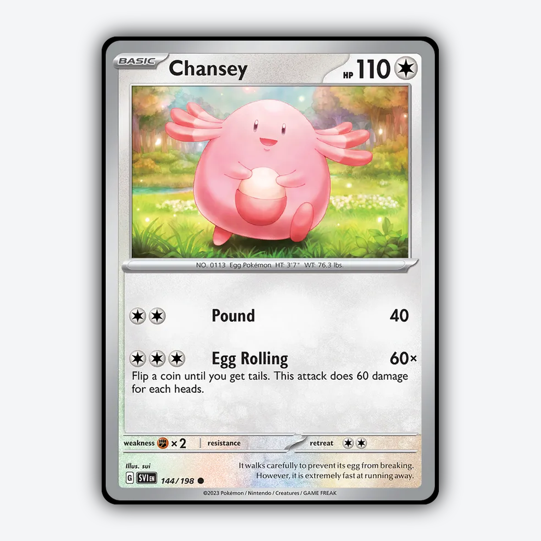 Chansey 144/198 - Scarlet & Violet Set - Card Rug