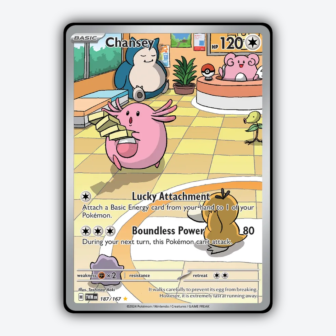 Chansey #187 - Twilight Masquerade Set - Card Rug