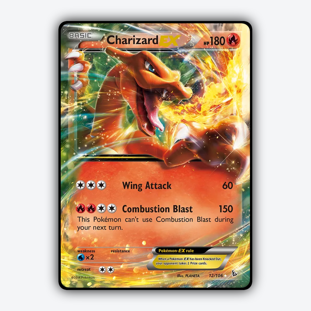 Charizard-EX 012/106 - Flashfire Set - Card Rug