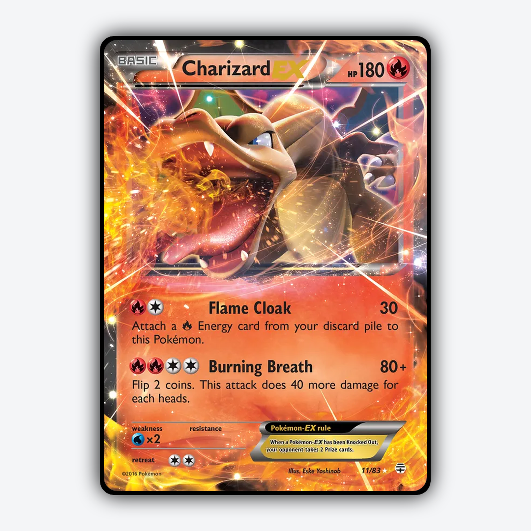 Charizard-EX 011/83 - Generations Set - Card Rug