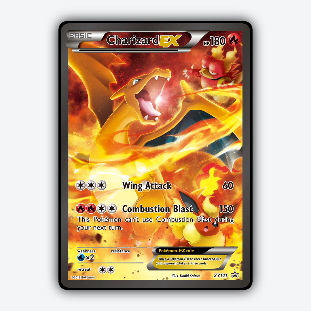 Charizard-EX #121 - XY Black Star Promos Set - Card Rug