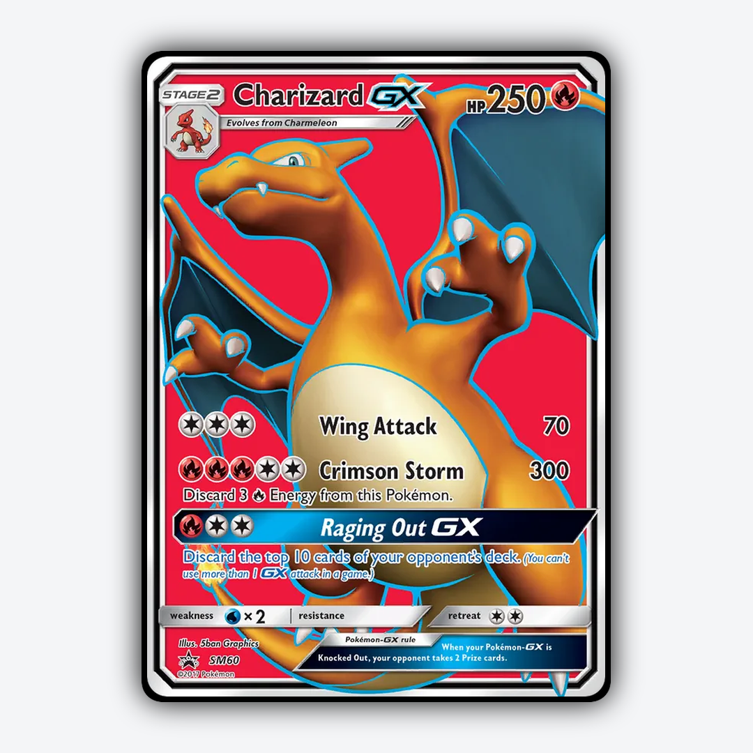 Charizard-GX #60 - SM Black Star Promos Set - Card Rug