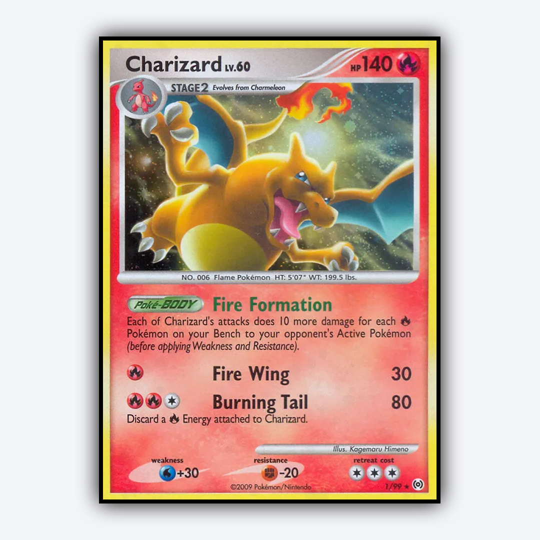 Charizard 001/99 - Arceus Set - Card Rug