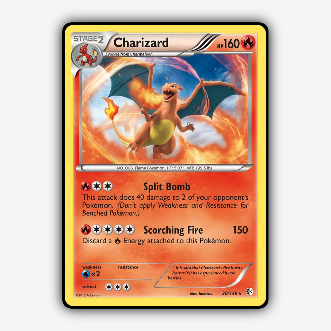 Charizard 020/149 - Boundaries Crossed Set - Card Rug