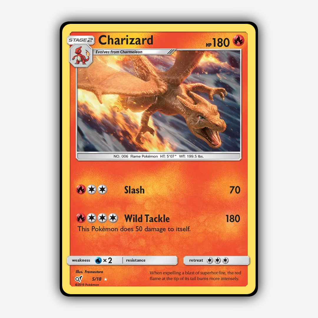 Charizard 005/18 - Detective Pikachu Set - Card Rug