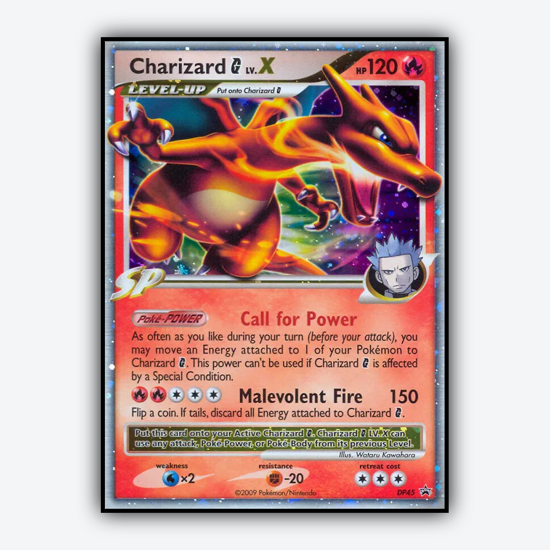 Charizard G LV.X DP045 - DP Black Star Promos Set - Card Rug