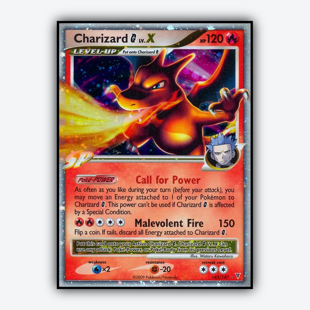 Charizard G LV.X 143/147 - Supreme Victors Set - Card Rug