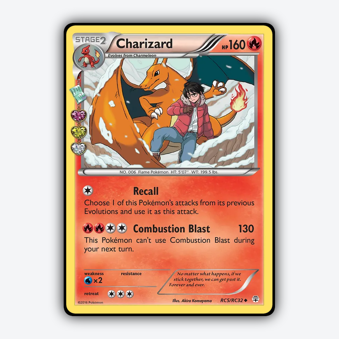 Charizard RC005 - Generations Set - Card Rug