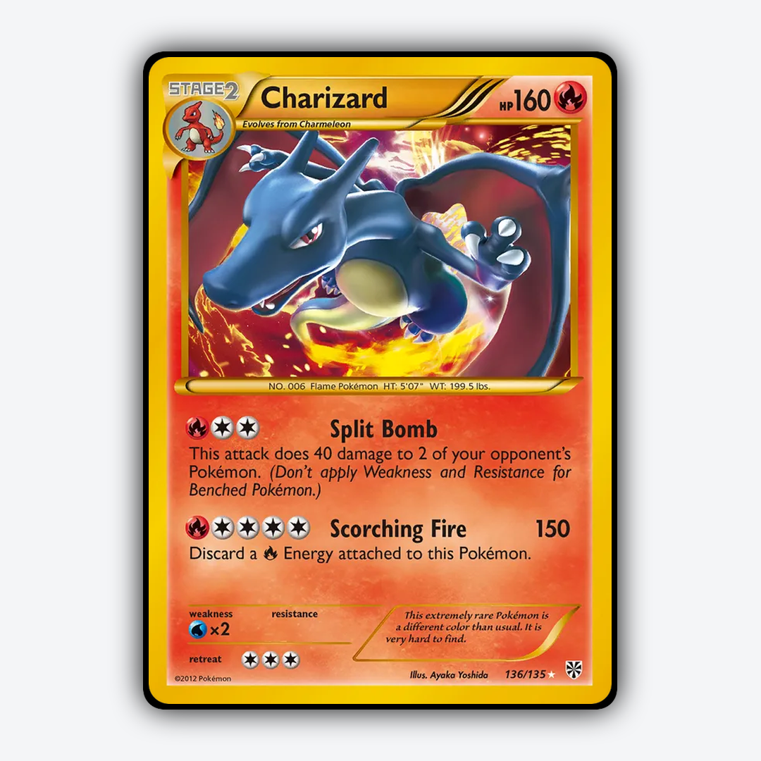 Charizard 136/135 - Plasma Storm Set - Card Rug