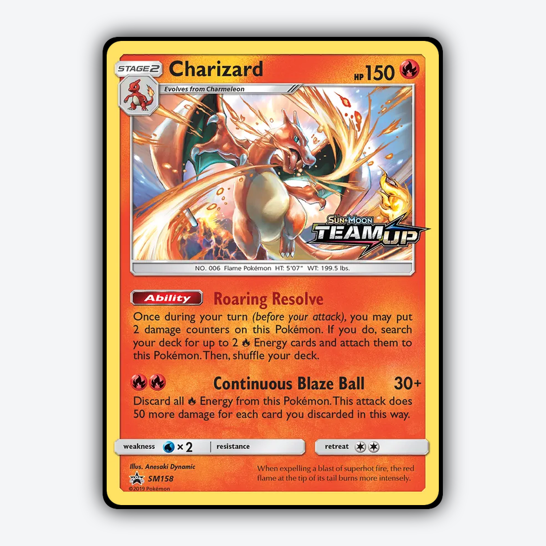 Charizard #158 - SM Black Star Promos Set - Card Rug
