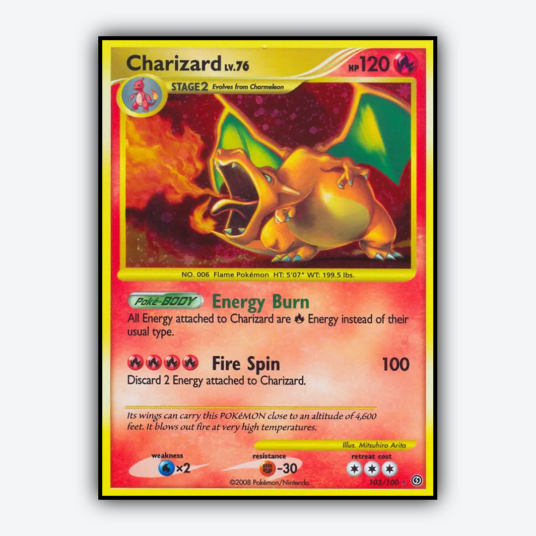 Charizard 103/100 - Stormfront Set - Card Rug