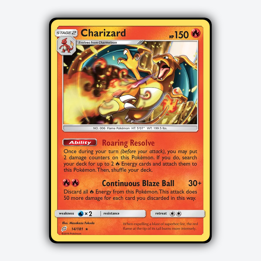 Charizard 014/181 - Team Up Set - Card Rug