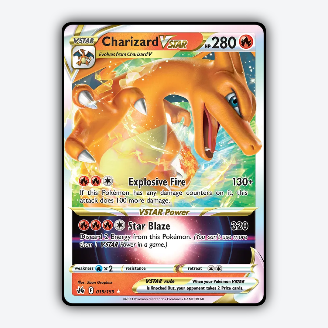 Charizard VSTAR 019/159 - Crown Zenith Set - Card Rug