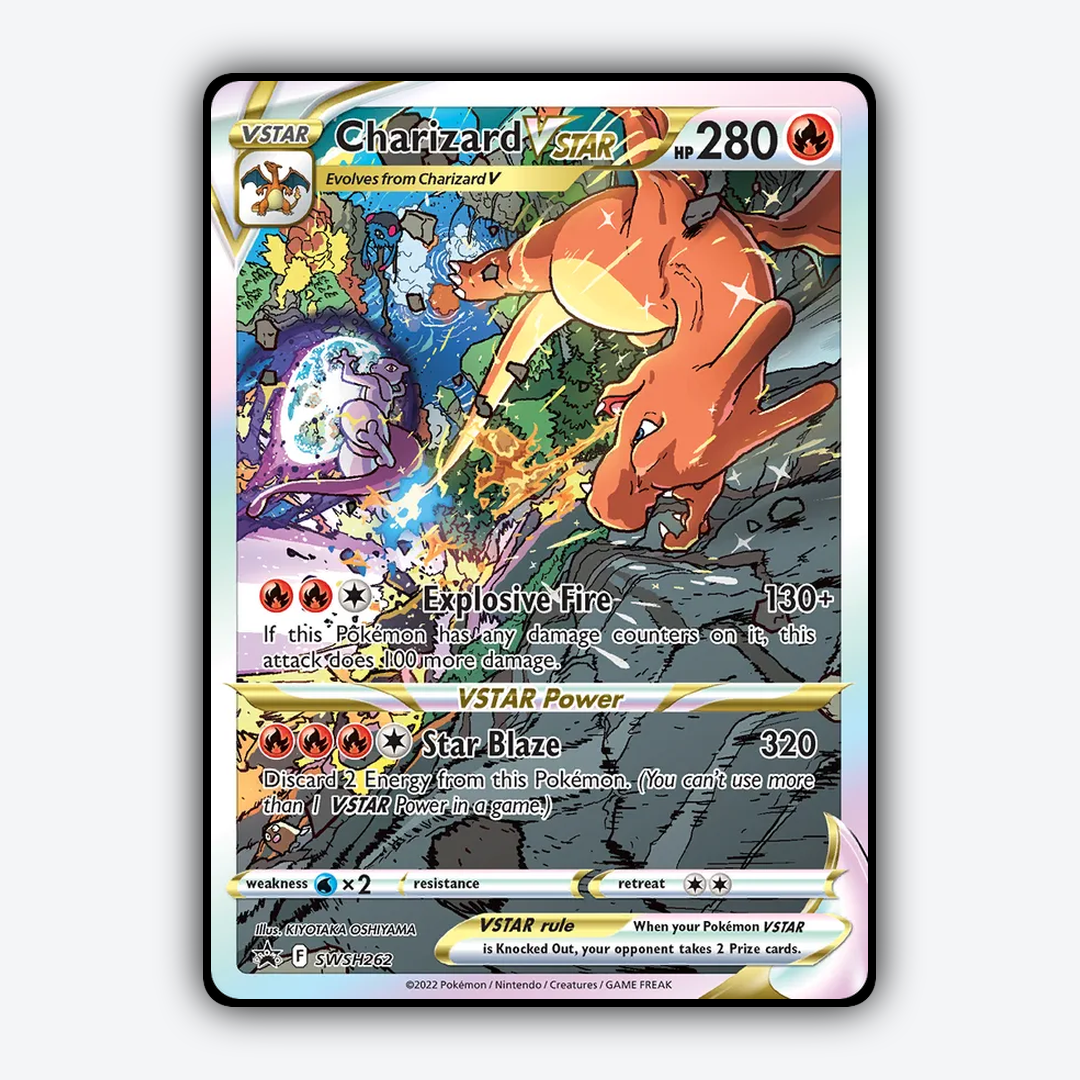Charizard VSTAR #262 - SWSH Black Star Promos Set - Card Rug