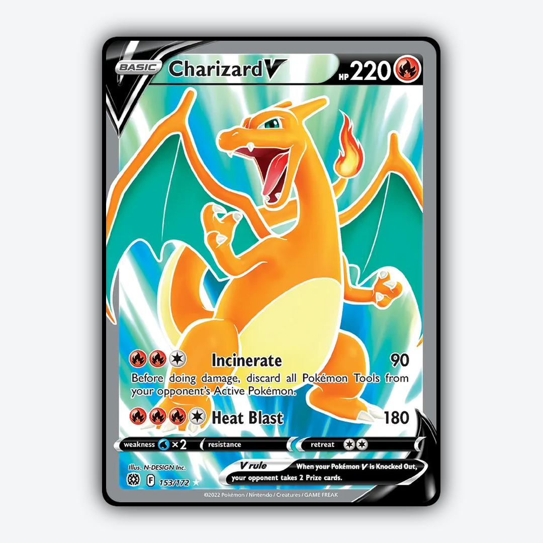 Charizard V 153/172 - Brilliant Stars Set - Card Rug
