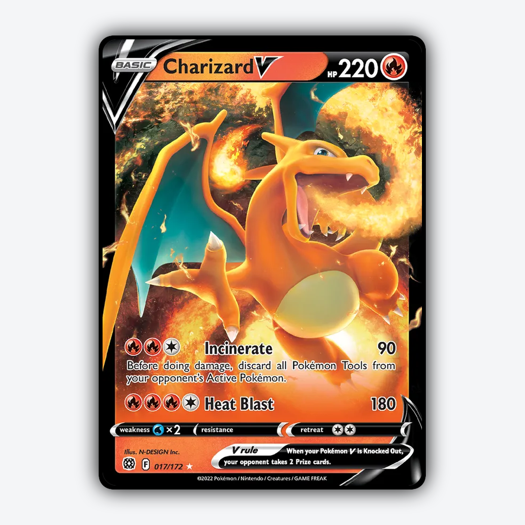 Charizard V 017/172 - Brilliant Stars Set - Card Rug