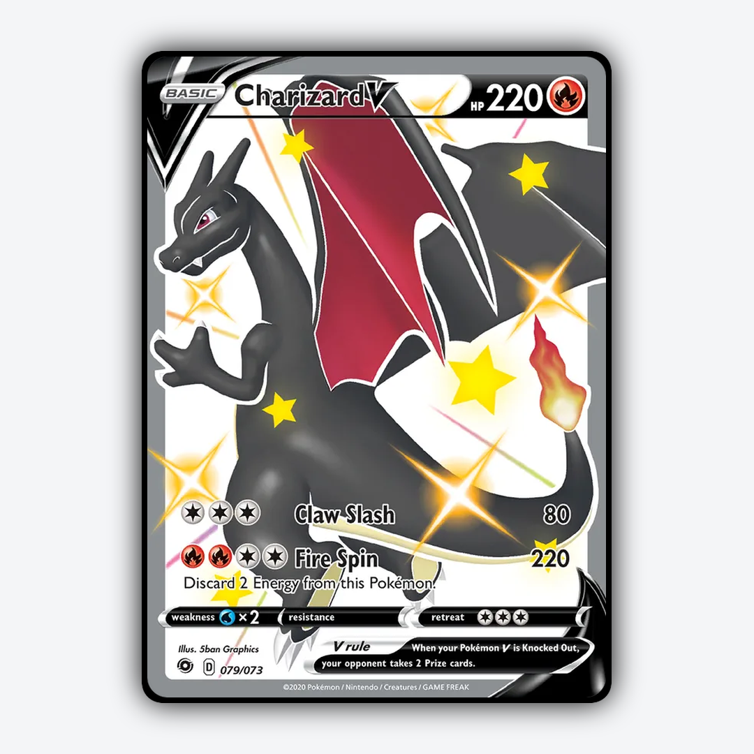 Charizard V 079/73 - Champion's Path Set - Card Rug