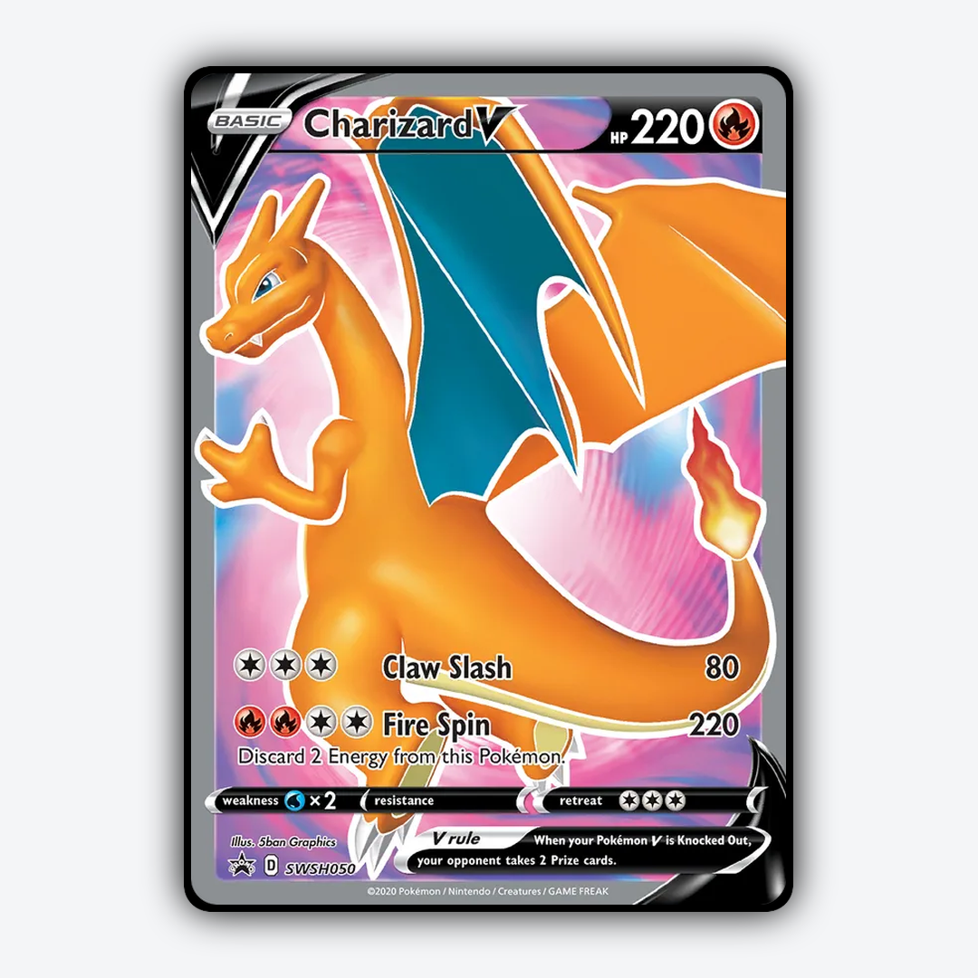 Charizard V #50 - SWSH Black Star Promos Set - Card Rug