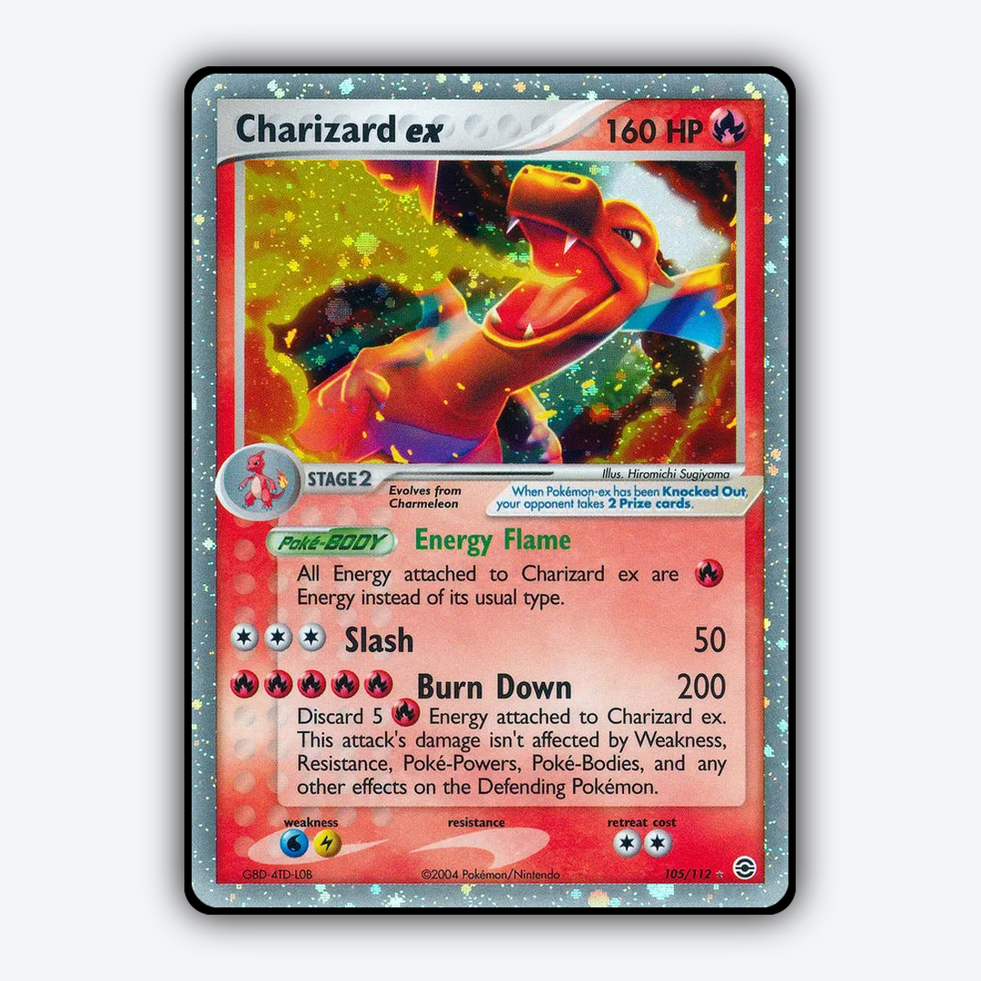 Charizard ex 105/112 - FireRed & LeafGreen Set - Card Rug