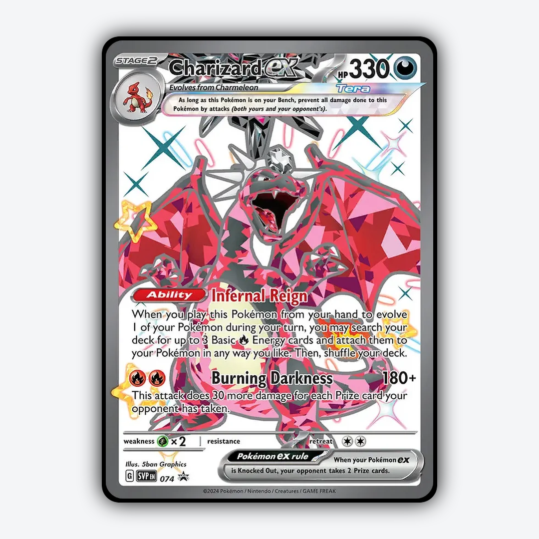 Charizard ex #74 - Scarlet & Violet Black Star Promos Set - Card Rug