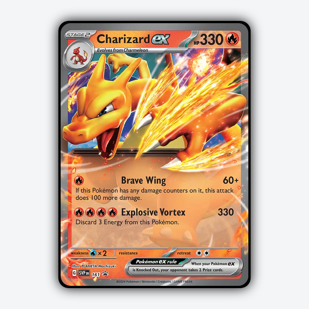 Charizard ex #161 - Scarlet & Violet Black Star Promos Set - Card Rug