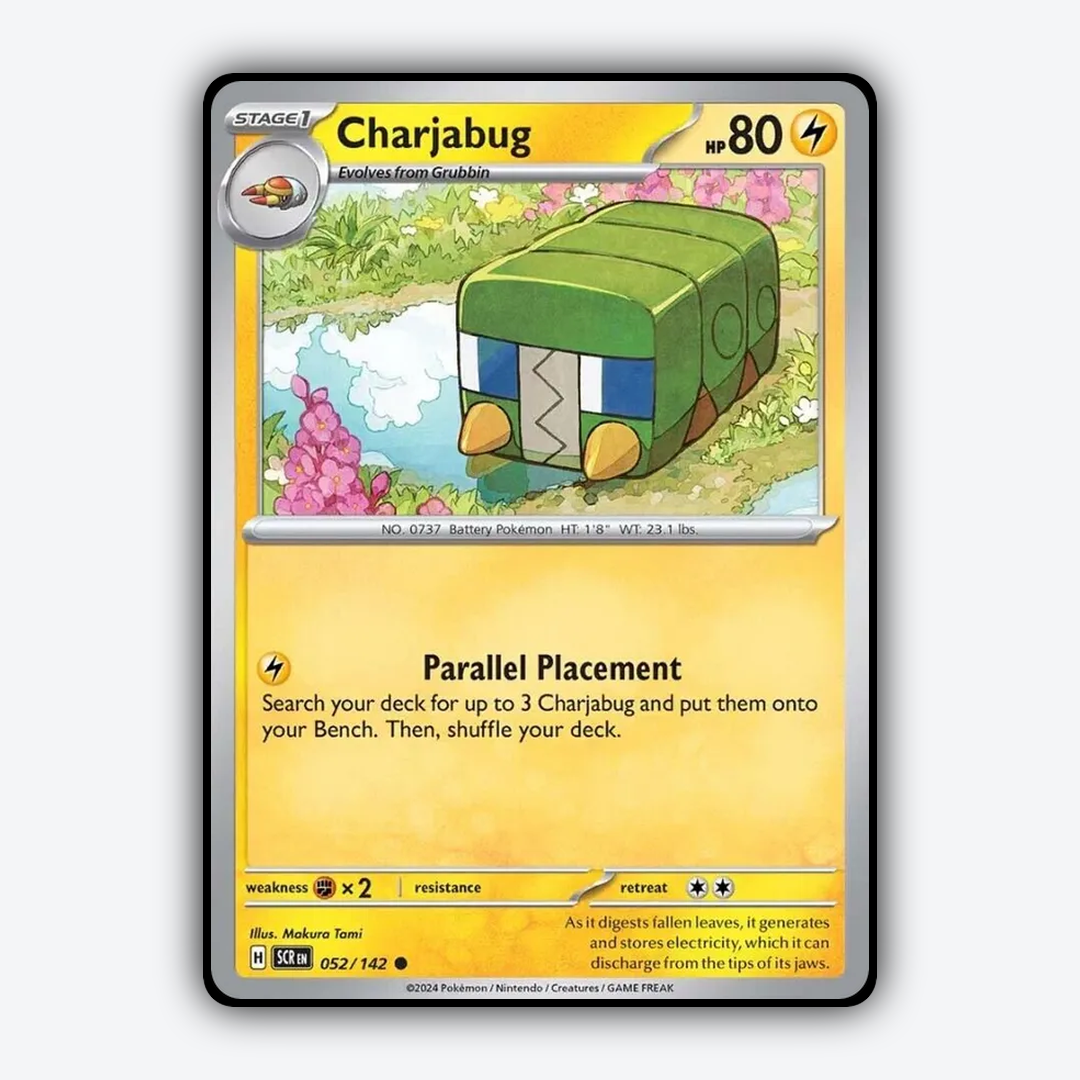Charjabug 052/142 - Stellar Crown Set - Card Rug
