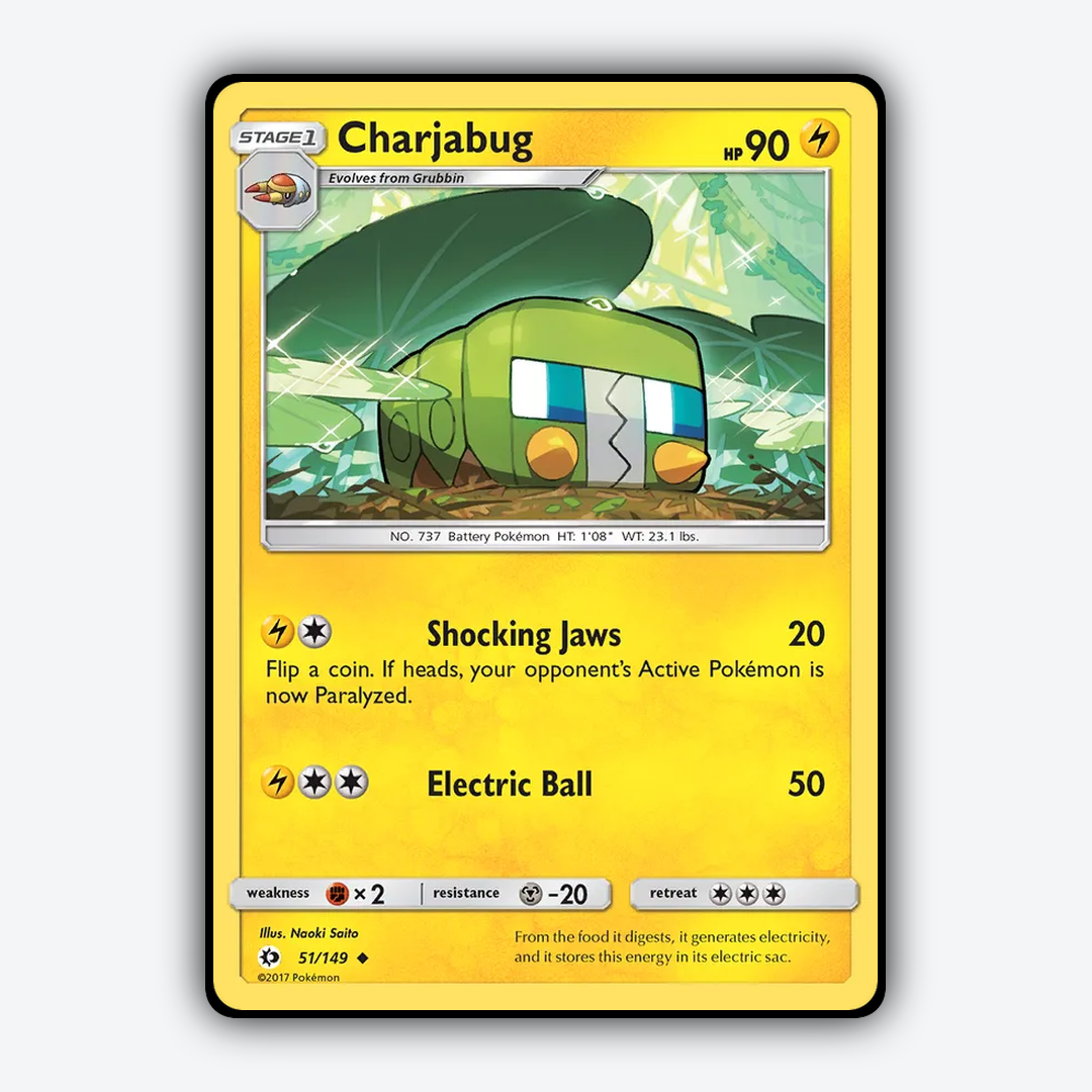 Charjabug 051/149 - Sun & Moon Set - Card Rug