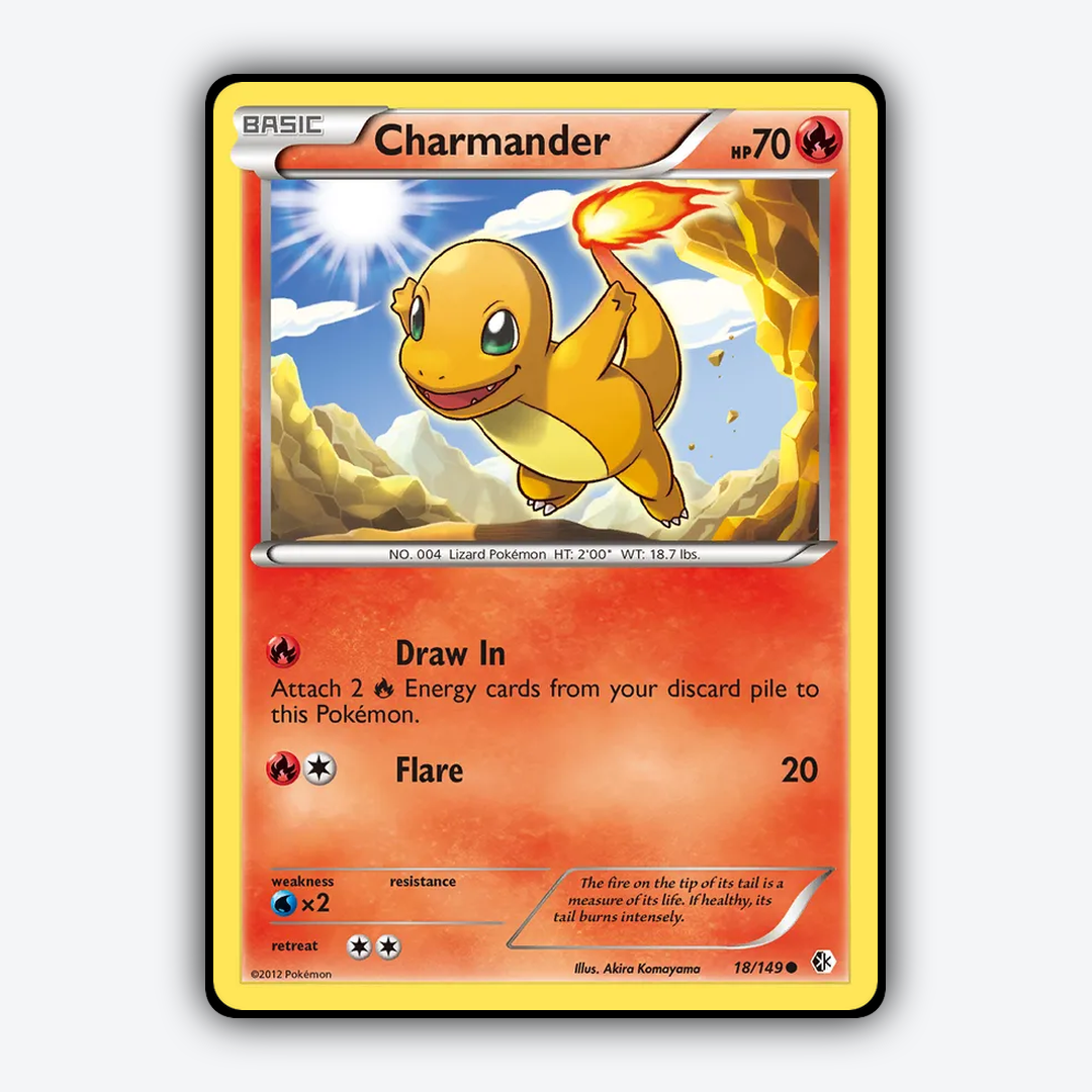 Charmander 018/149 - Boundaries Crossed Set - Card Rug