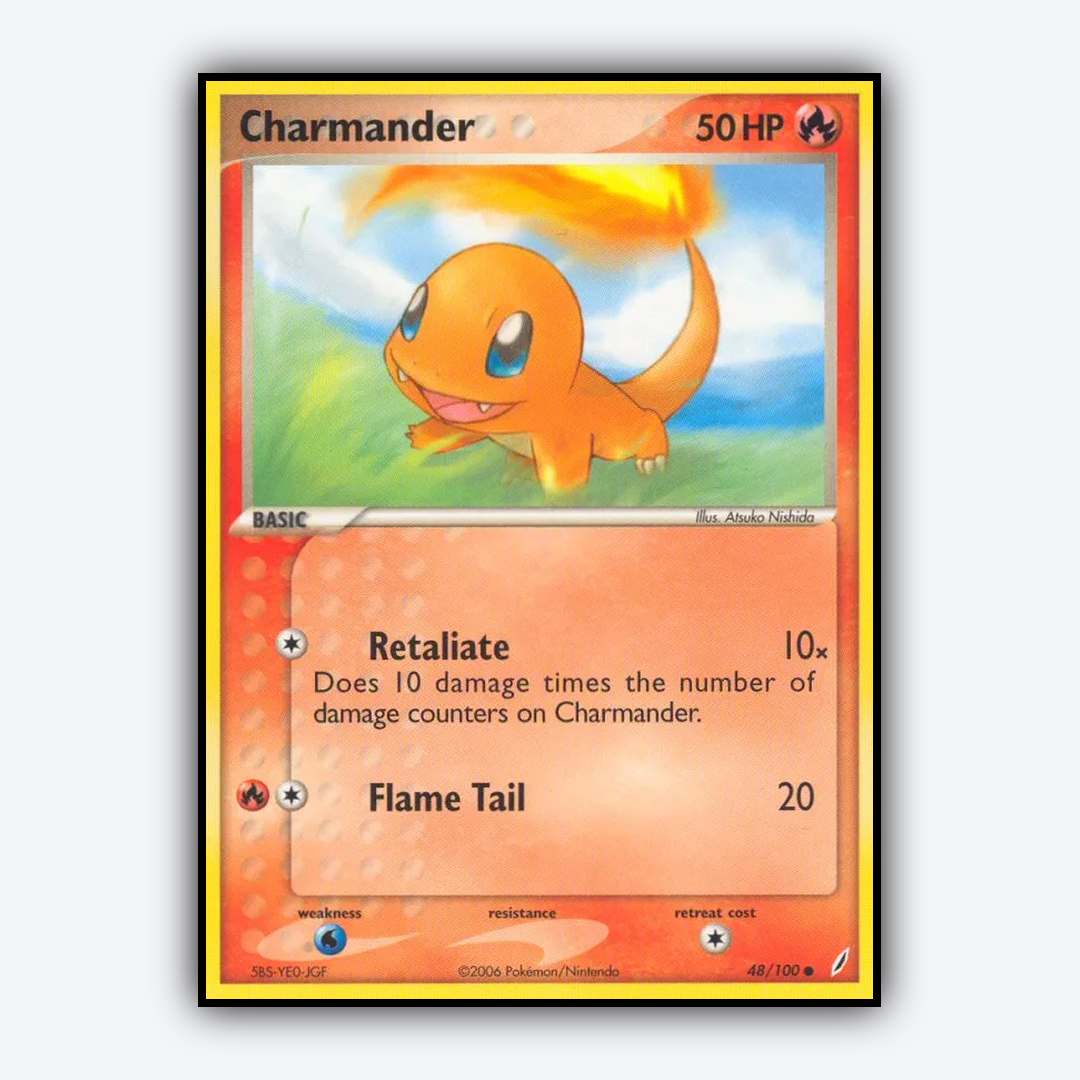 Charmander 048/100 - Crystal Guardians Set - Card Rug