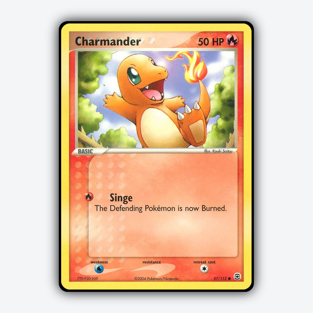 Charmander 057/112 - FireRed & LeafGreen Set - Card Rug
