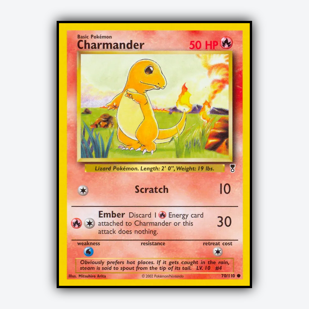 Charmander 070/110 - Legendary Collection Set - Card Rug