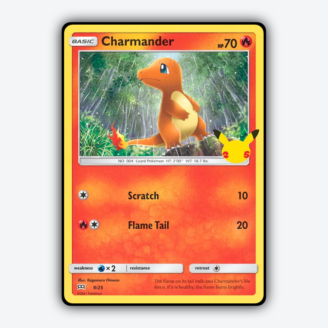 Charmander 009/25 - McDonald's Collection 2021 Set - Card Rug