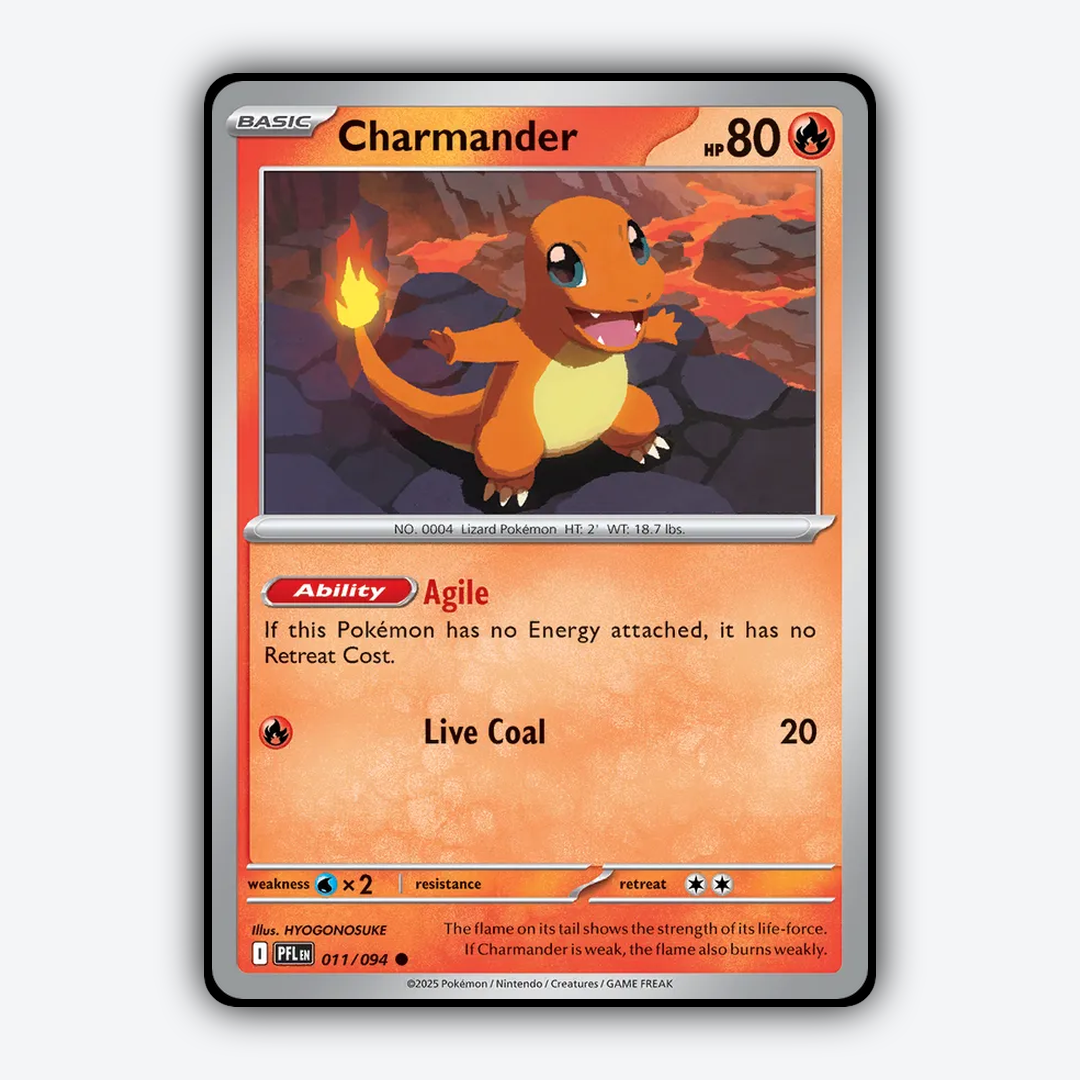 Charmander 011/094 - Phantasmal Flames Set - Card Rug