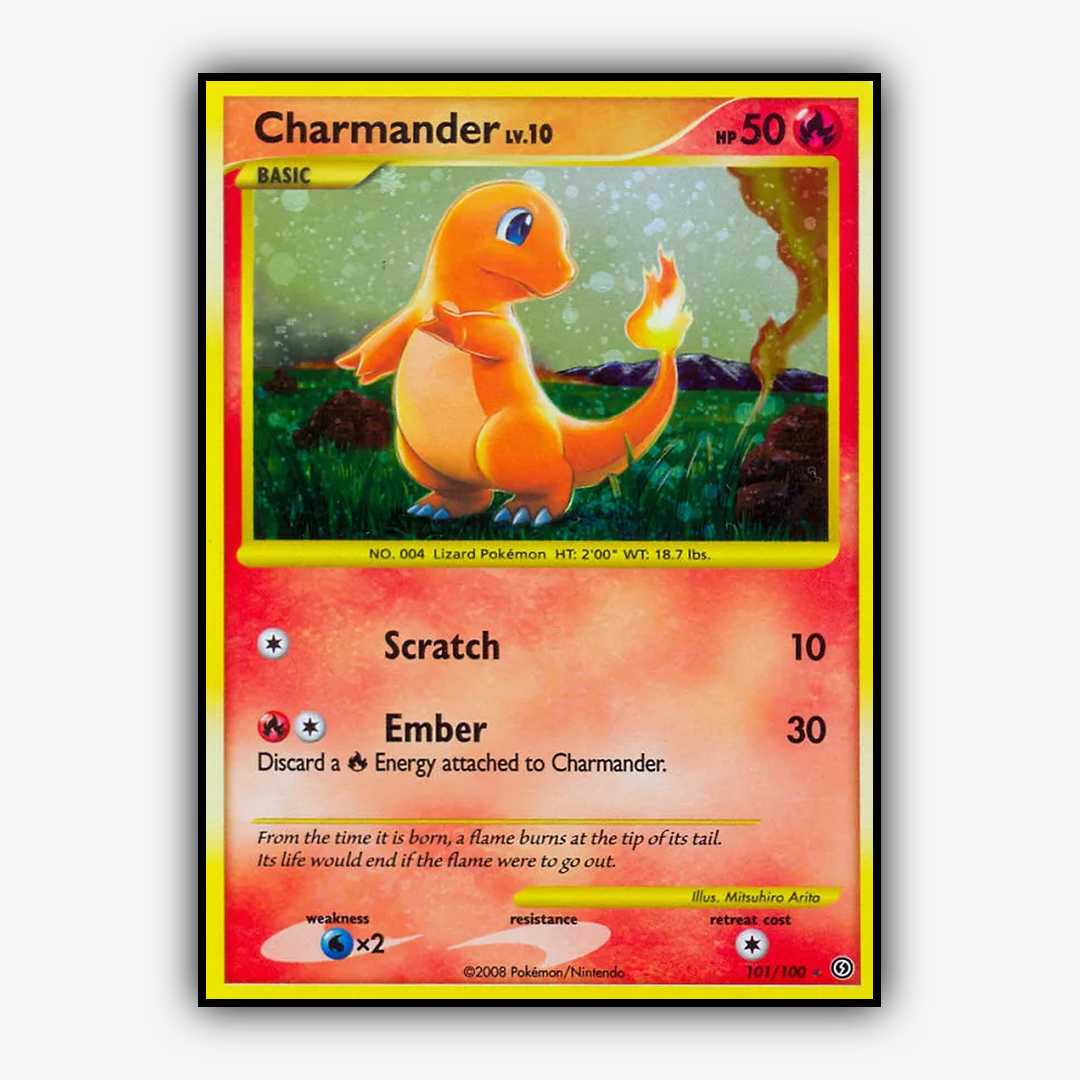Charmander 101/100 - Stormfront Set - Card Rug