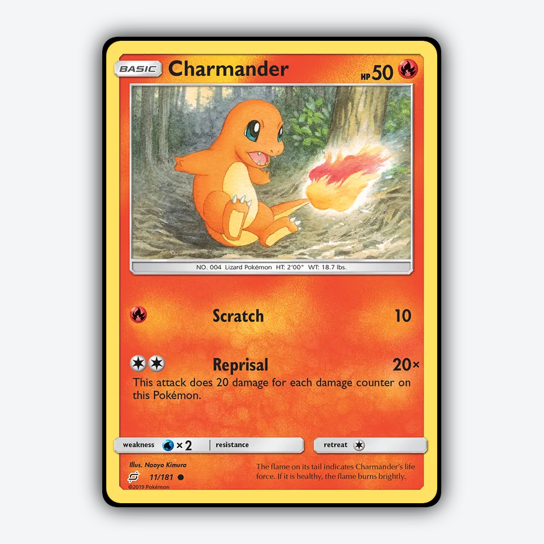 Charmander 011/181 - Team Up Set - Card Rug