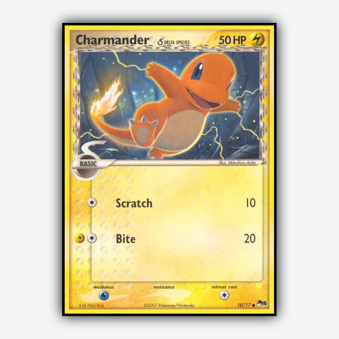 Charmander δ 010/17 - POP Series 5 Set - Card Rug