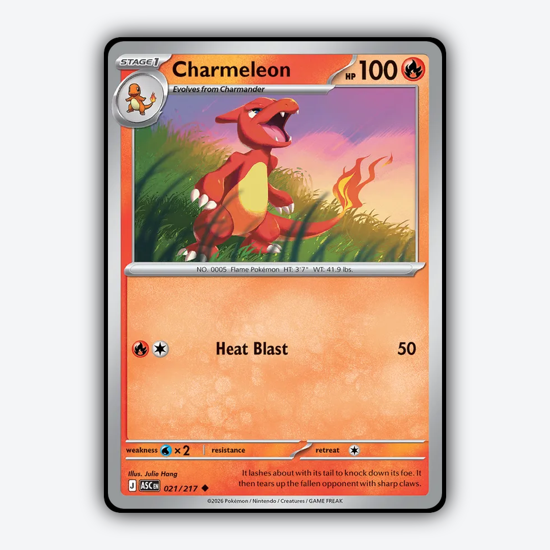 Charmeleon 021/217 - Ascended Heroes Set - Card Rug